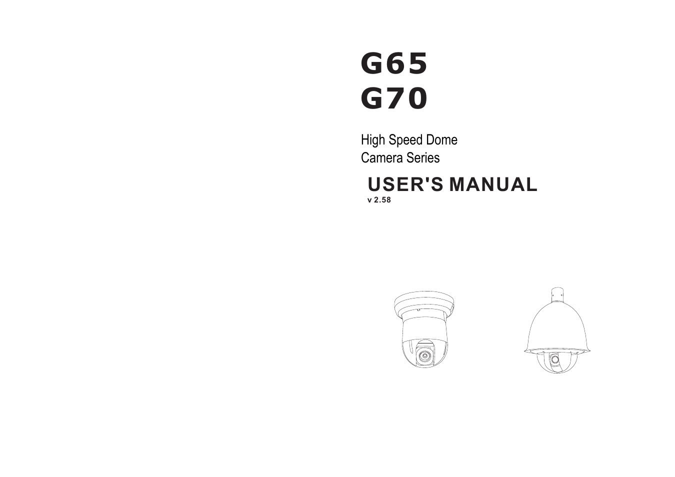 AVUE G65-WB27N – High Speed Outdoor PTZ with 27X Zoom User Manual | 16 pages