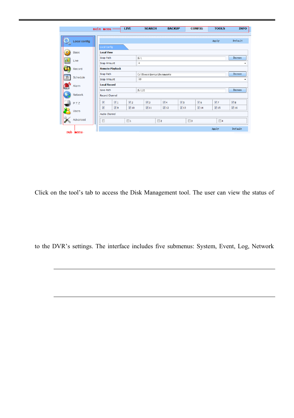 6 tools 7.7 remote management, 6 tools, 7 remote management | AVUE ADR9600HE – 8/16 Channel Professional 960H/700 TVL Real Time 1U DVR User Manual | Page 61 / 87