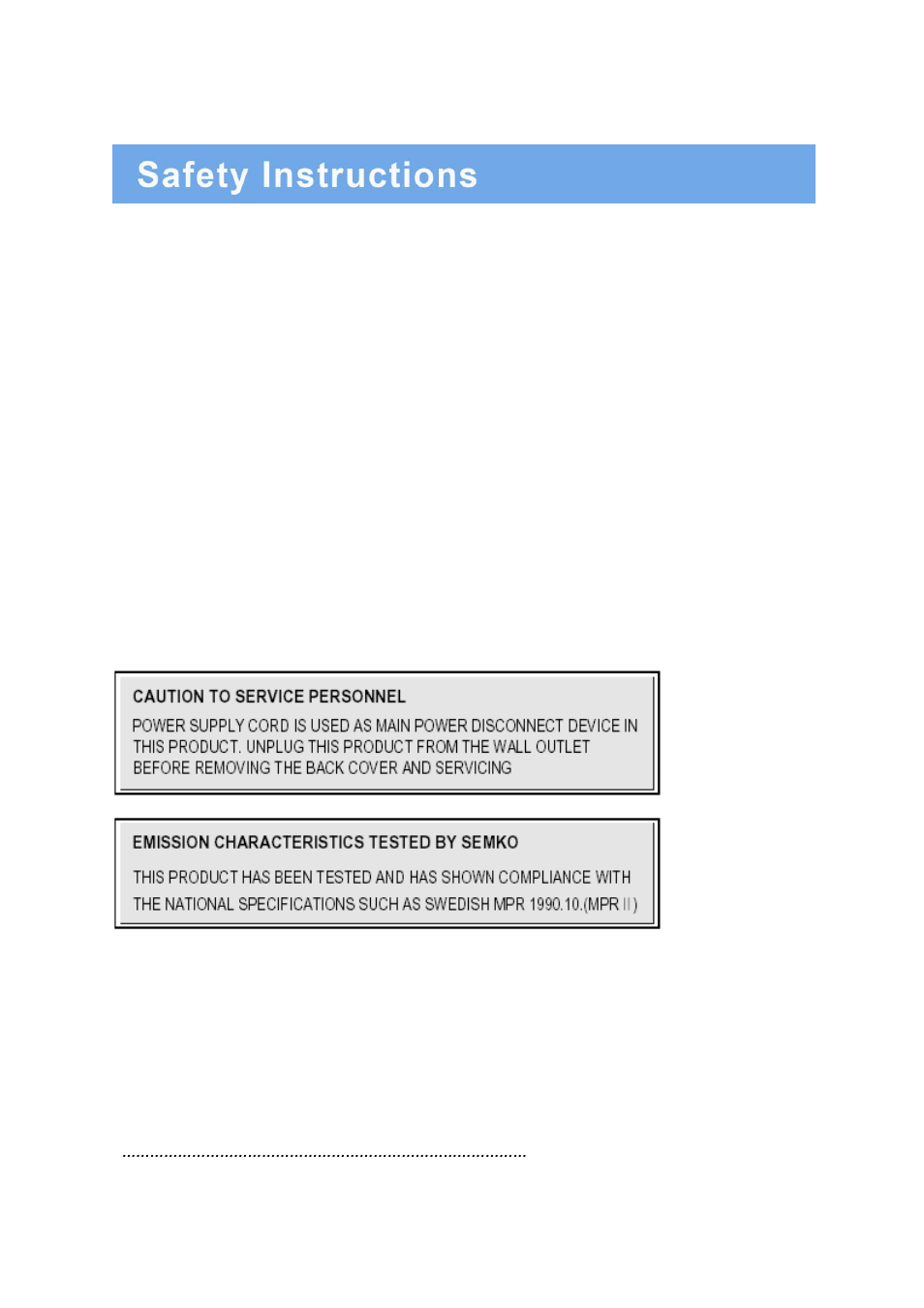 Caution k | AVUE AVG19WBV-2D – 18.5” LED CCTV Security Monitor Built-in Speakers User Manual | Page 4 / 22
