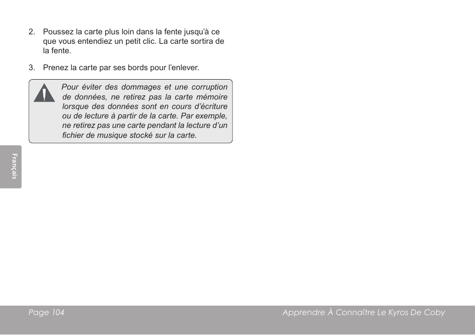 COBY MID8127 User Manual | Page 104 / 136