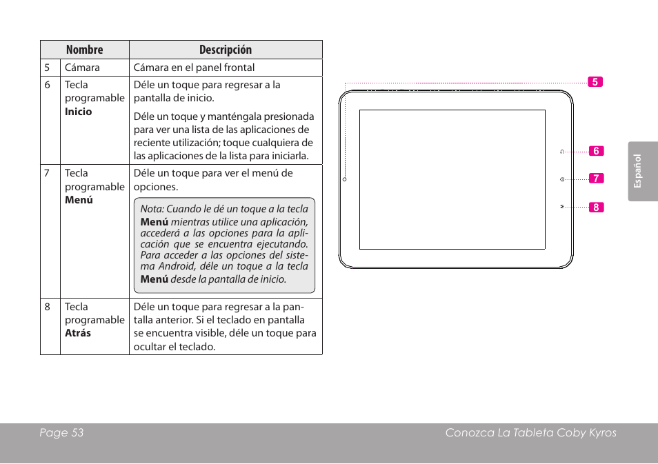 COBY MID8127 User Manual | Page 53 / 136