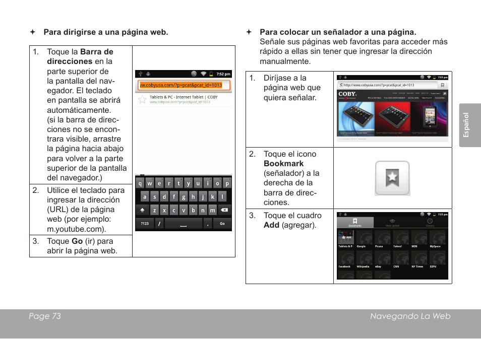 COBY MID8127 User Manual | Page 73 / 136