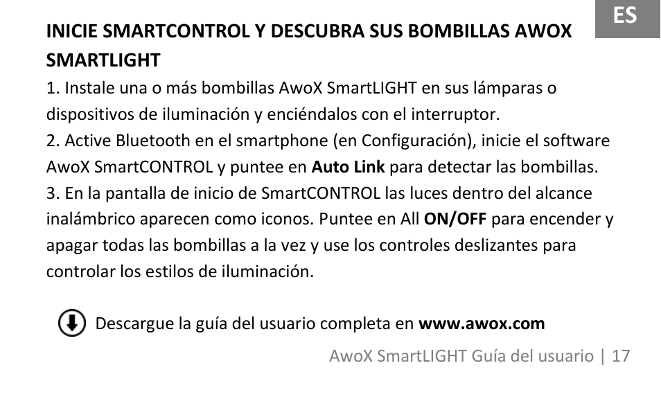 AwoX SmartLIGHT User Manual | Page 17 / 73