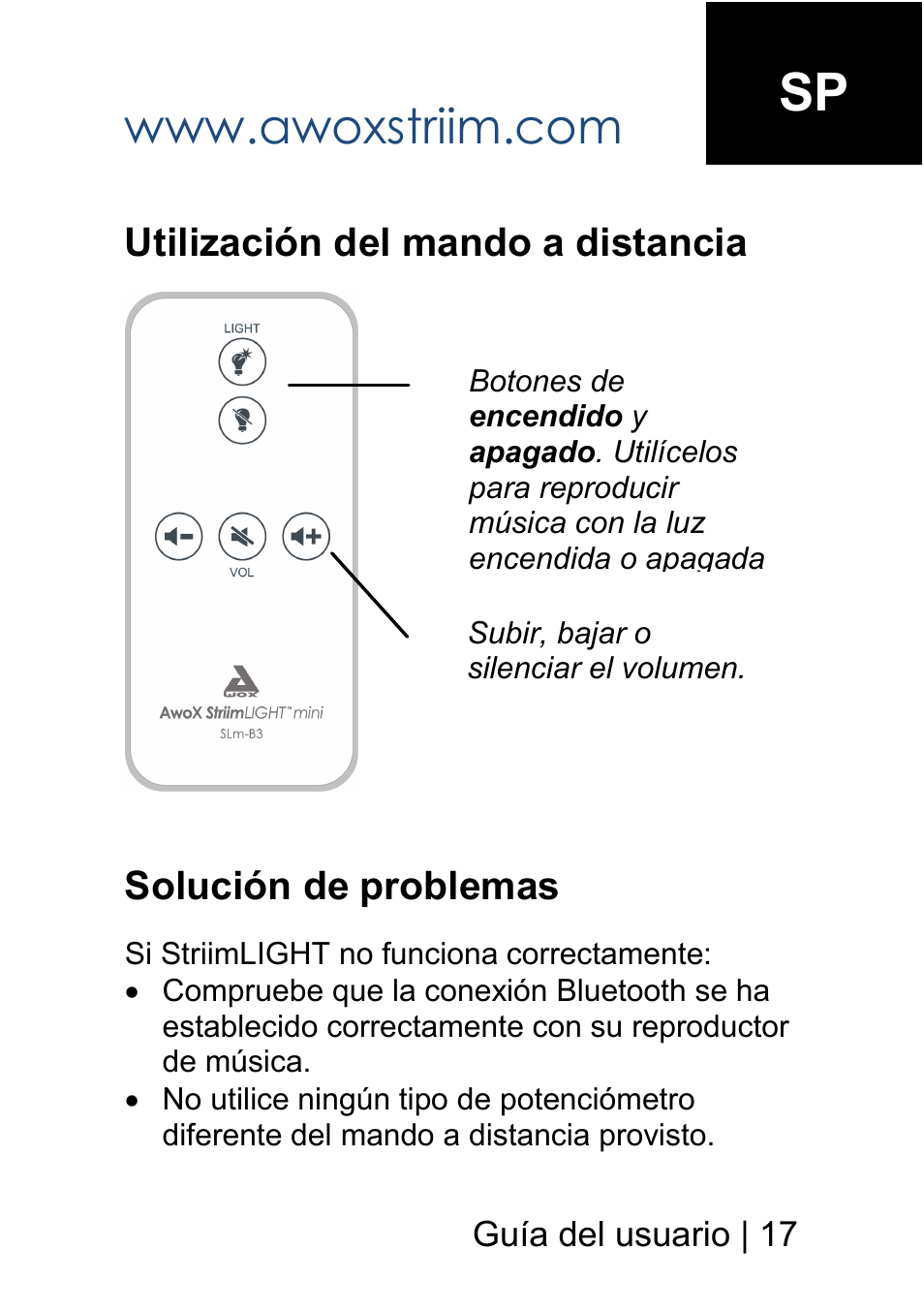AwoX StriimLIGHT mini User Manual | Page 17 / 76