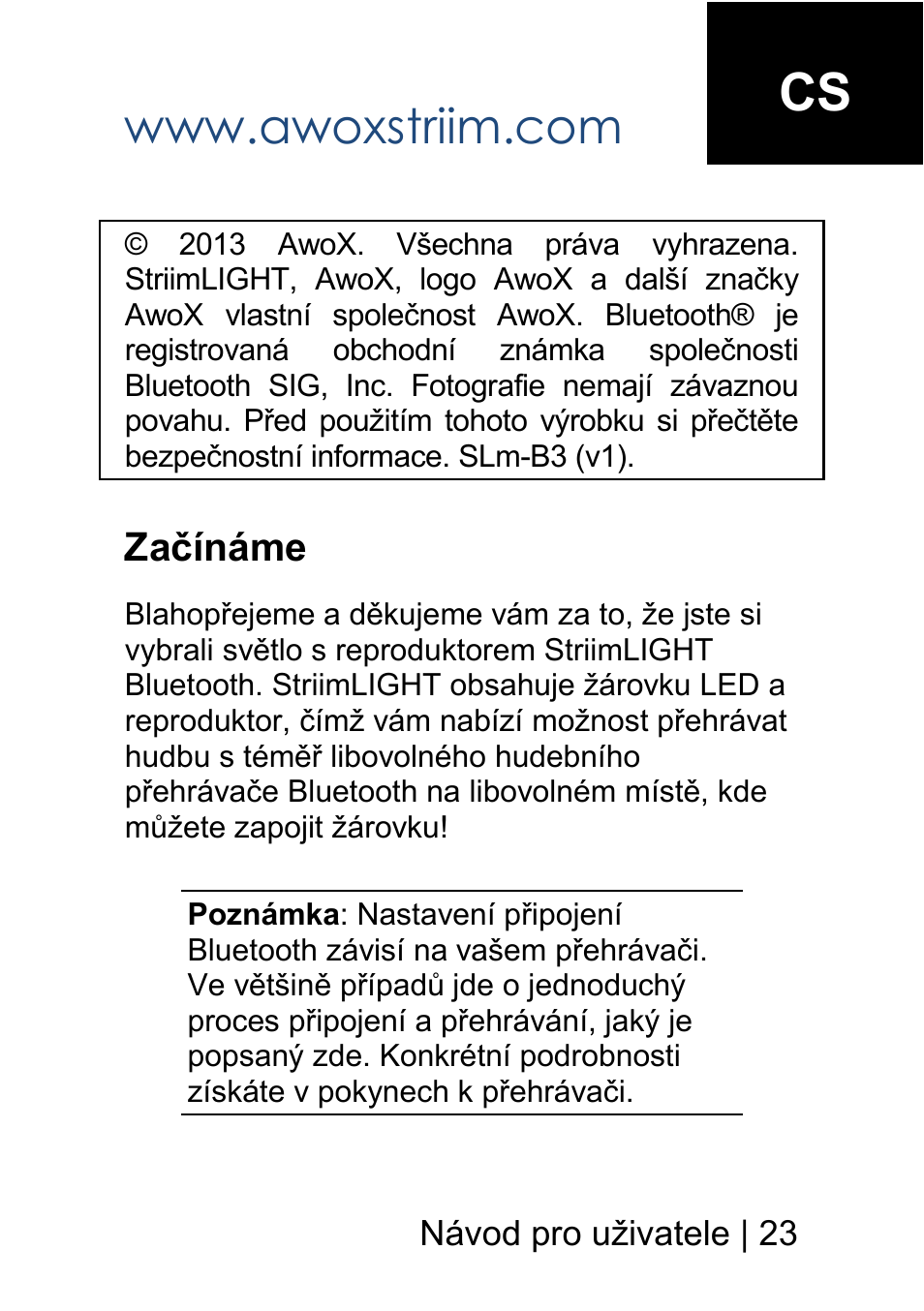 AwoX StriimLIGHT mini User Manual | Page 23 / 76