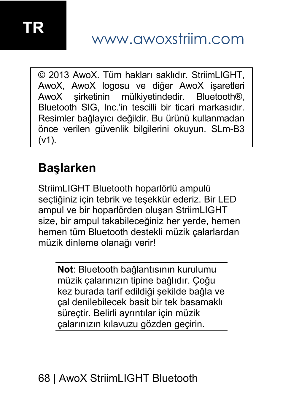 AwoX StriimLIGHT mini User Manual | Page 68 / 76