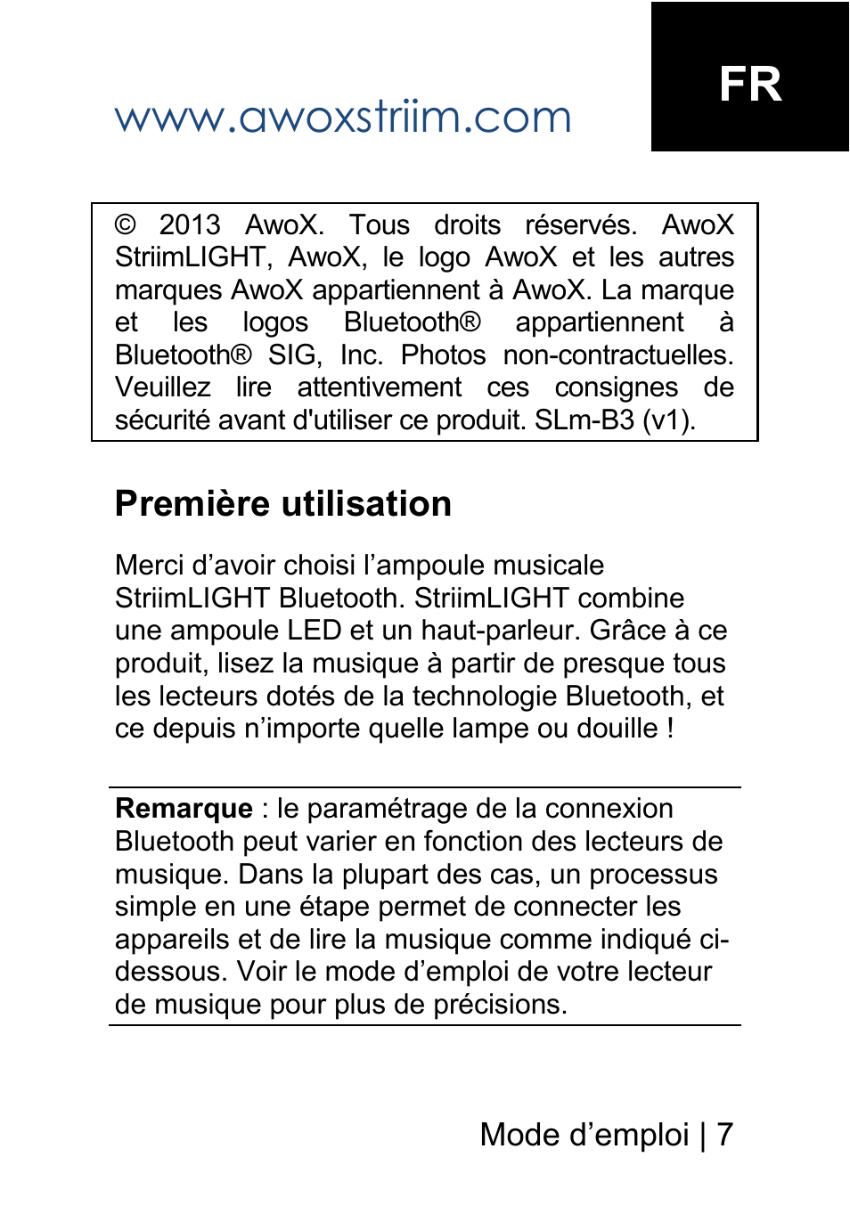 AwoX StriimLIGHT mini User Manual | Page 7 / 76