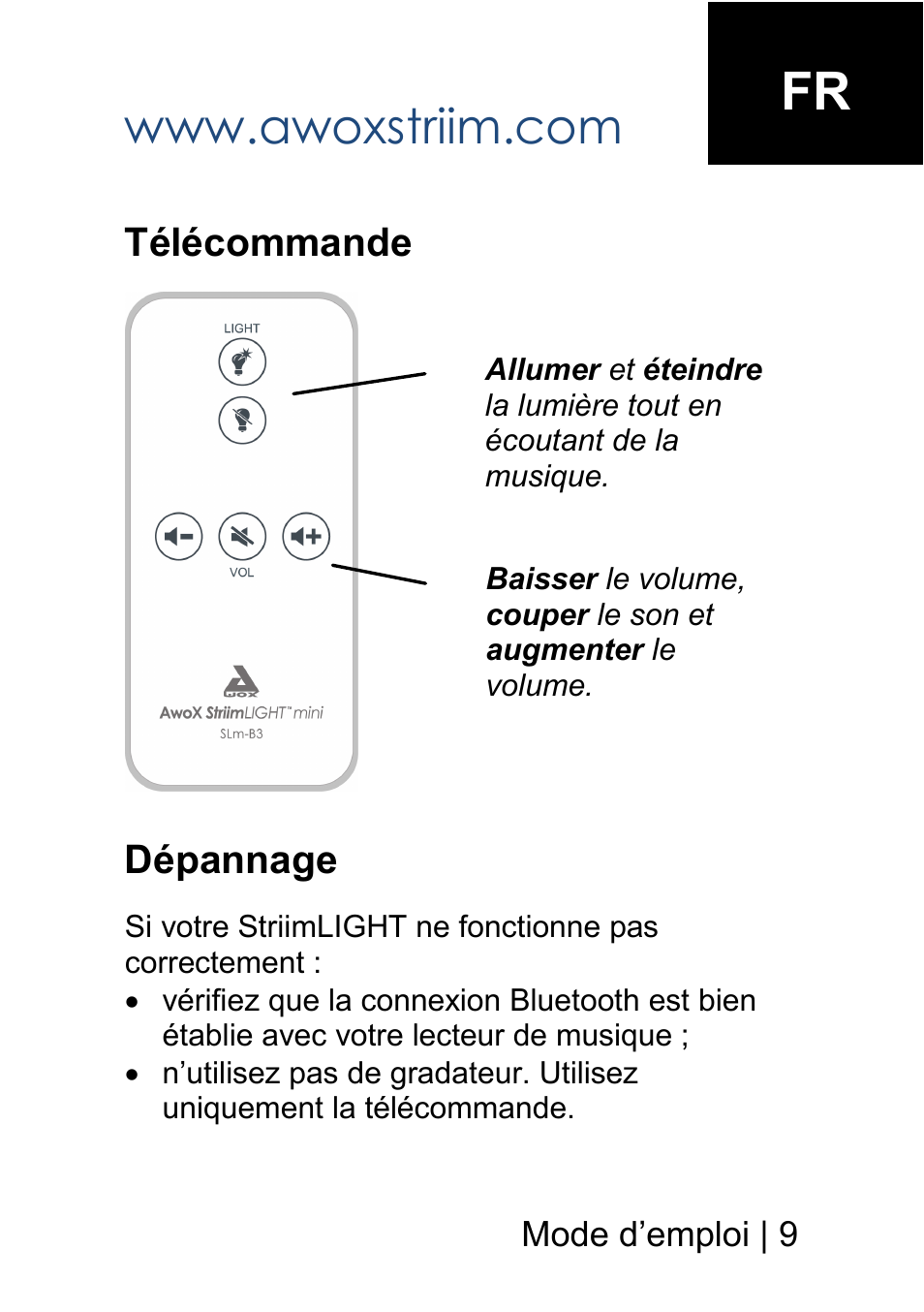 AwoX StriimLIGHT mini User Manual | Page 9 / 76