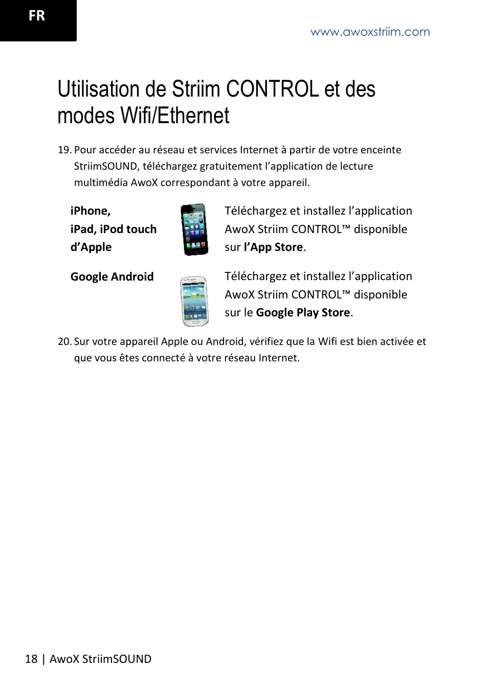 AwoX StriimSOUND User Manual | Page 18 / 48