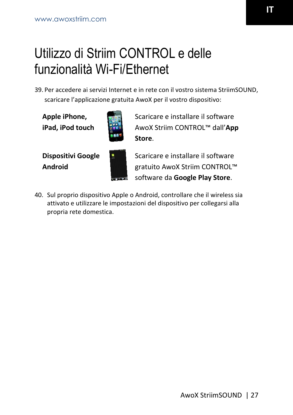 AwoX StriimSOUND User Manual | Page 27 / 48