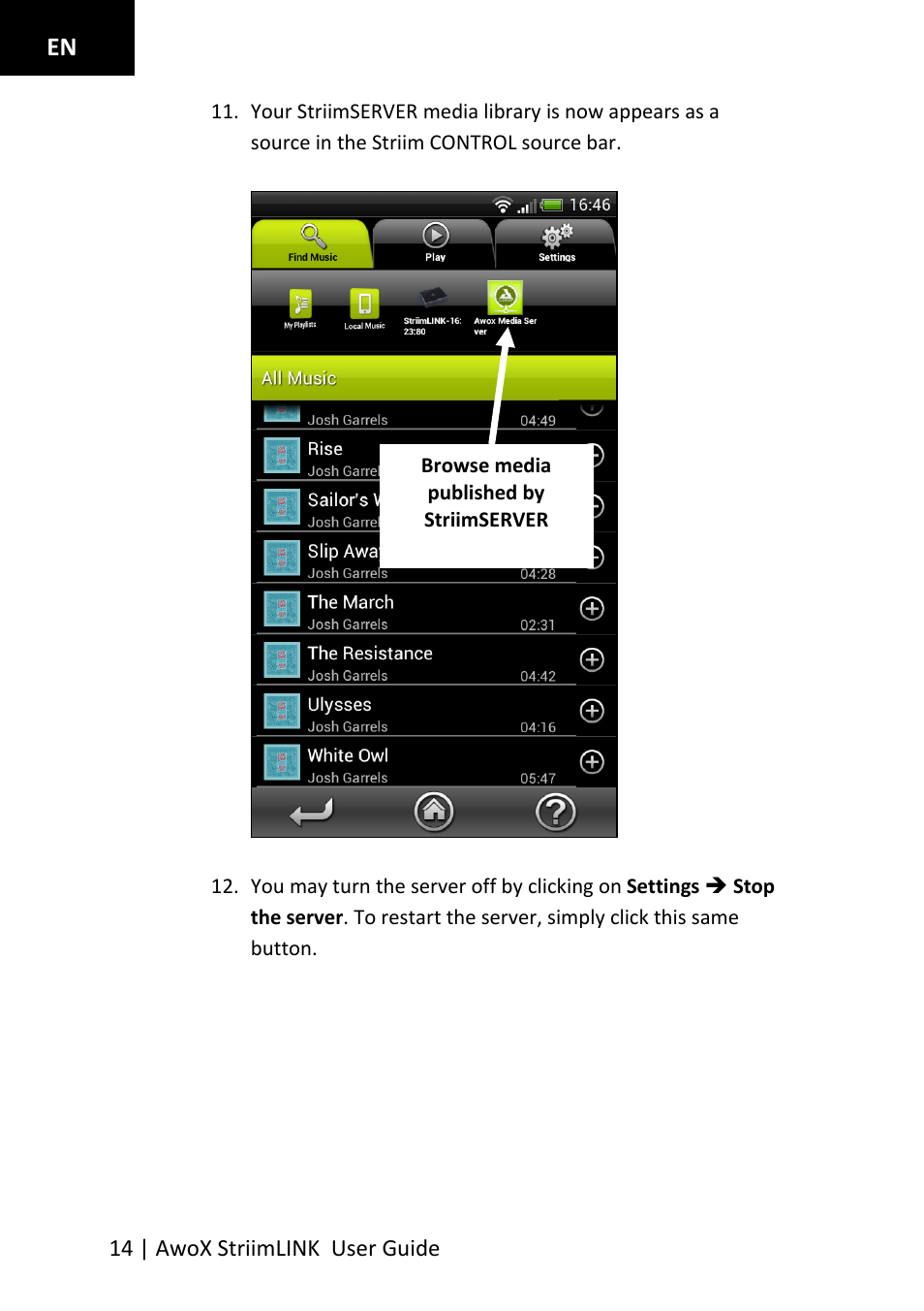 AwoX StriimLINK User Manual | Page 14 / 23