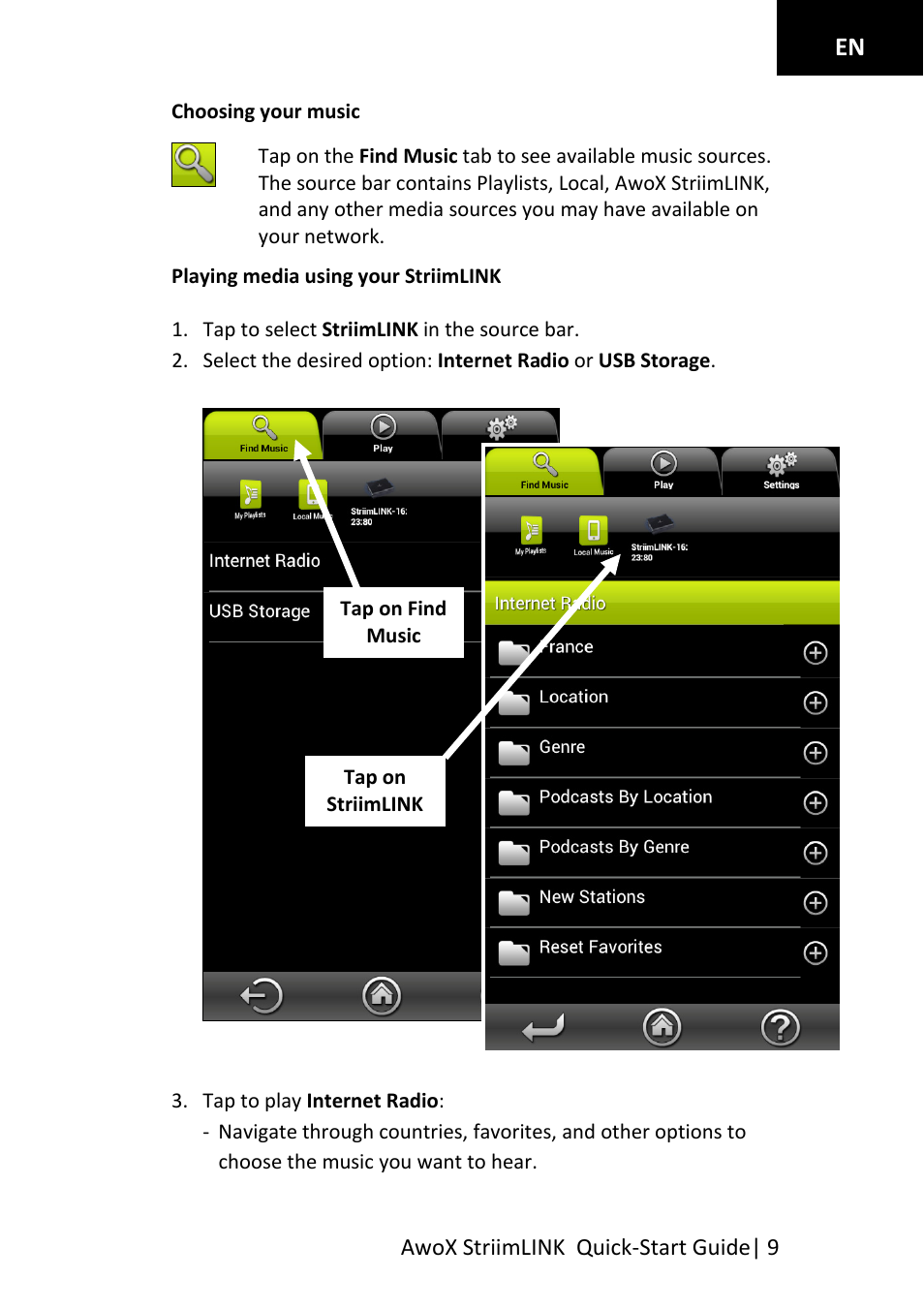 AwoX StriimLINK User Manual | Page 9 / 23