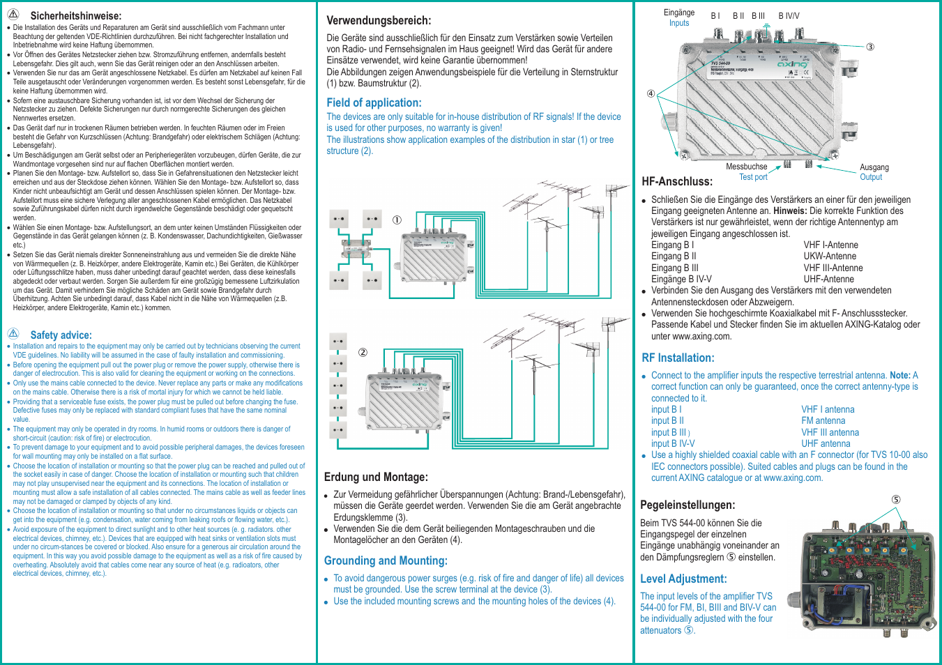 AXING TVS 544-00 User Manual | Page 2 / 4