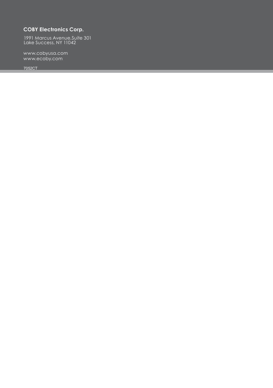 COBY TFDVD7052 User Manual | Page 28 / 28