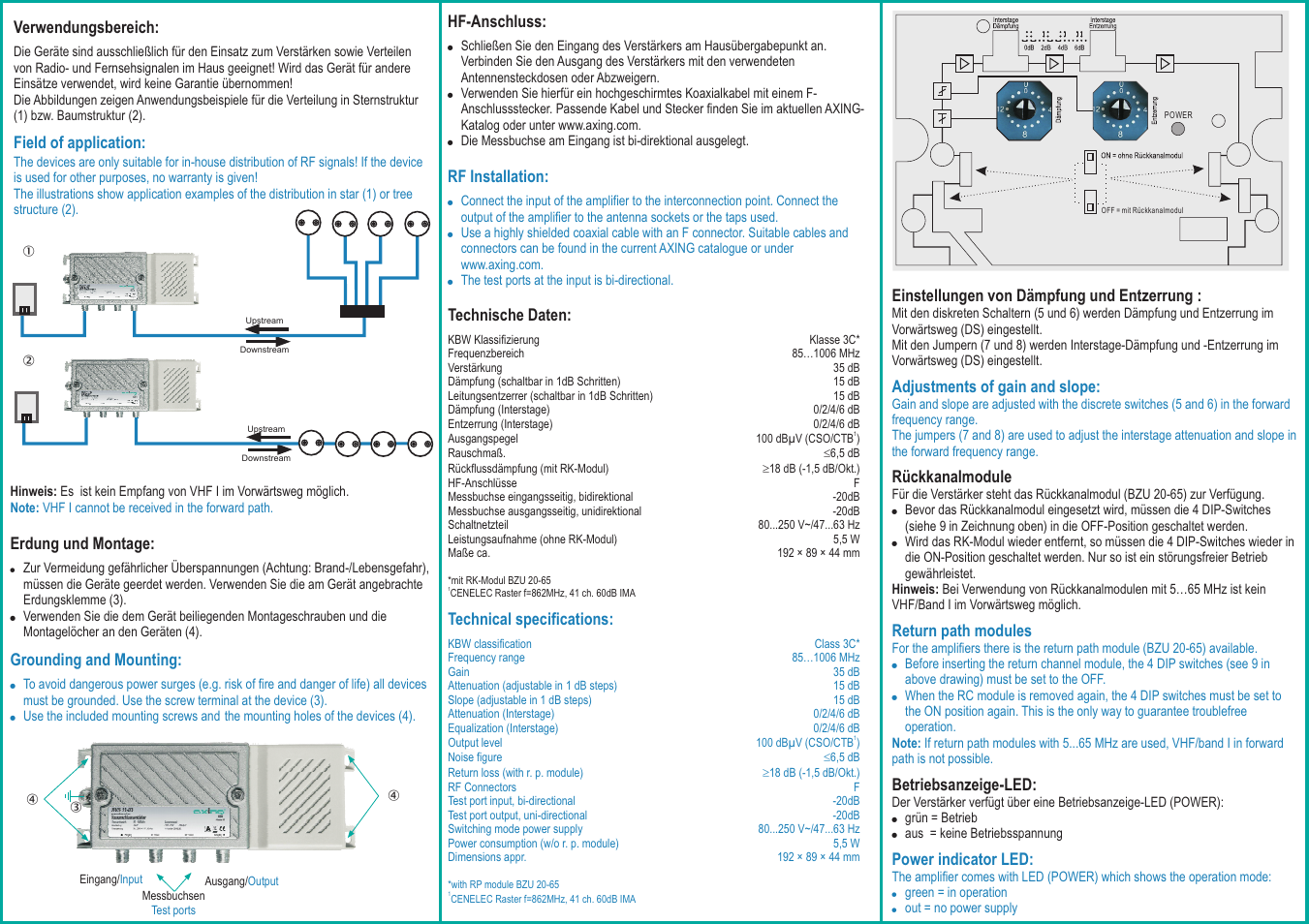 AXING BVS 11-03 User Manual | Page 2 / 4