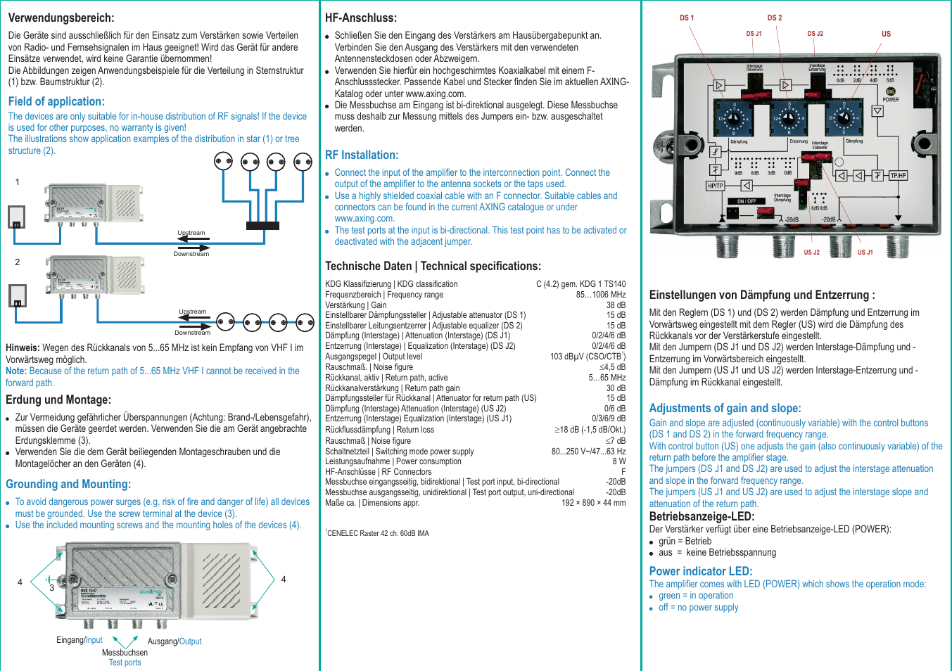 AXING BVS 15-67 User Manual | Page 2 / 4