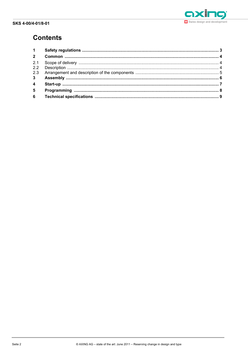AXING SKS 4-00 User Manual | Page 2 / 12