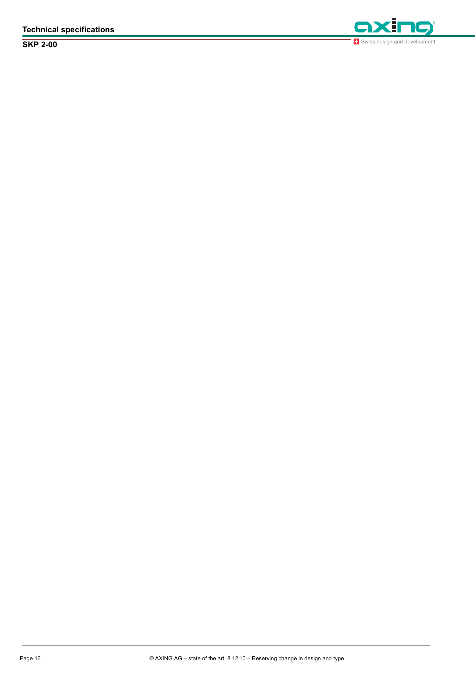 AXING SKP 2-00 User Manual | Page 16 / 20