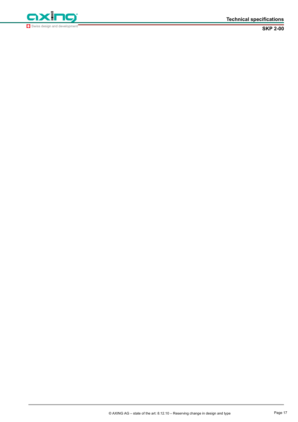 AXING SKP 2-00 User Manual | Page 17 / 20
