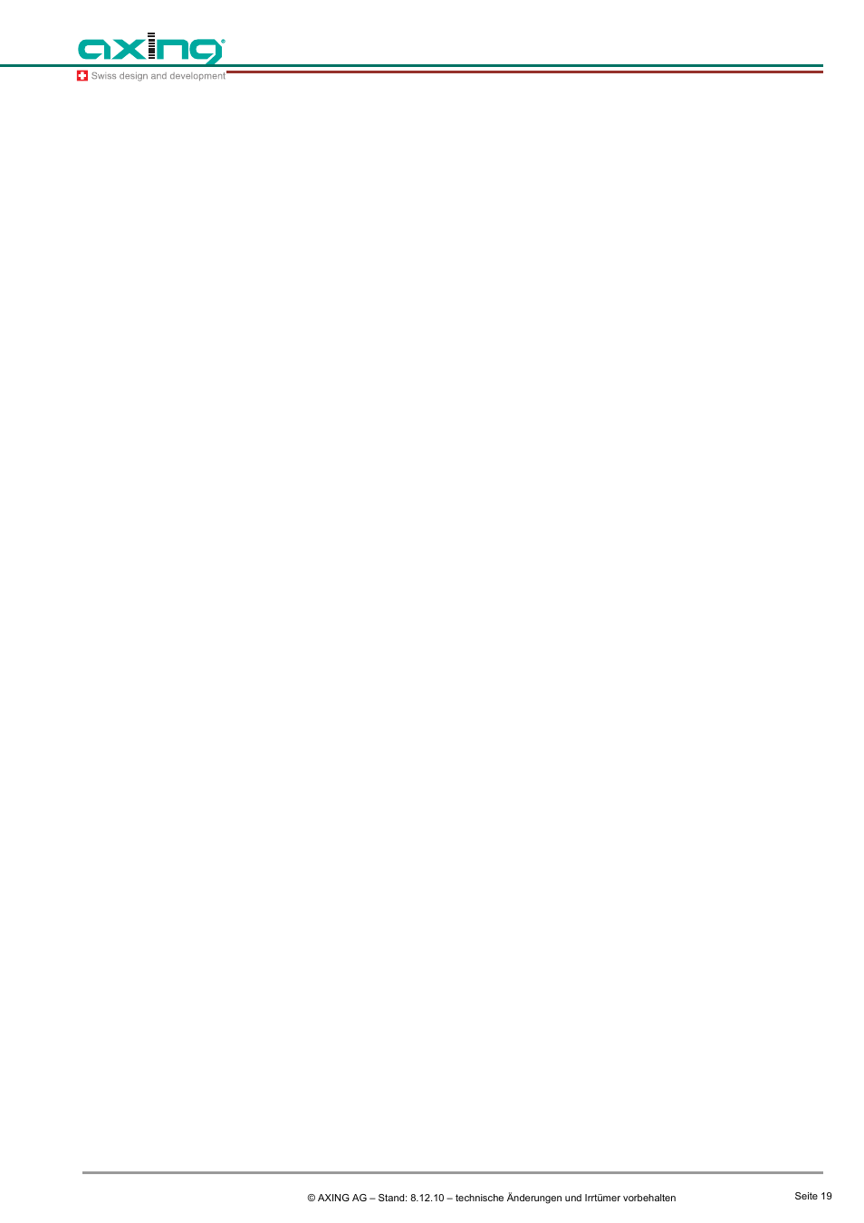 AXING SKP 2-00 User Manual | Page 19 / 20