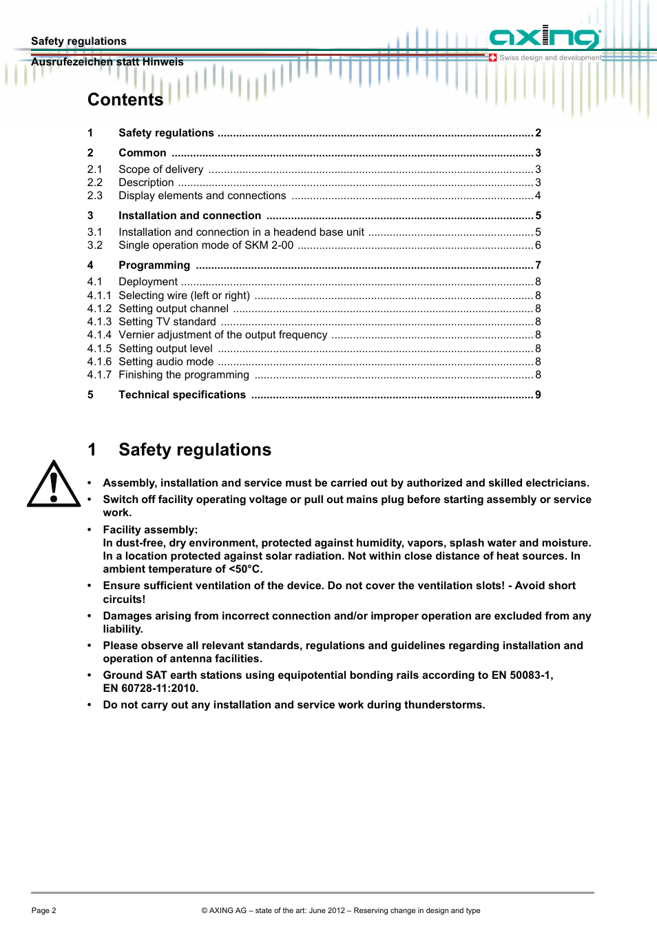 AXING SKM 2-00 User Manual | Page 2 / 10
