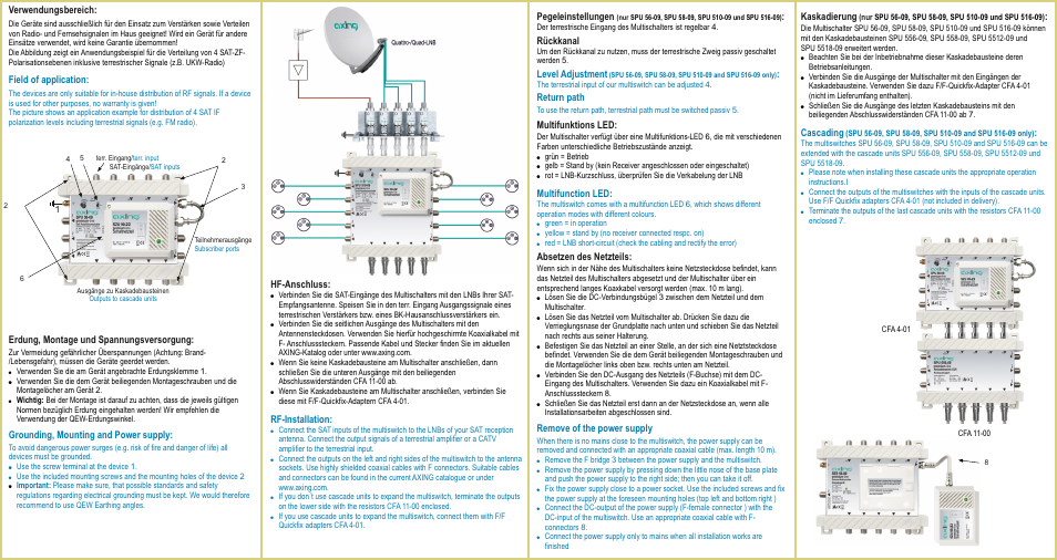 Seite 2 | AXING SPU-5x-09 User Manual | Page 2 / 4