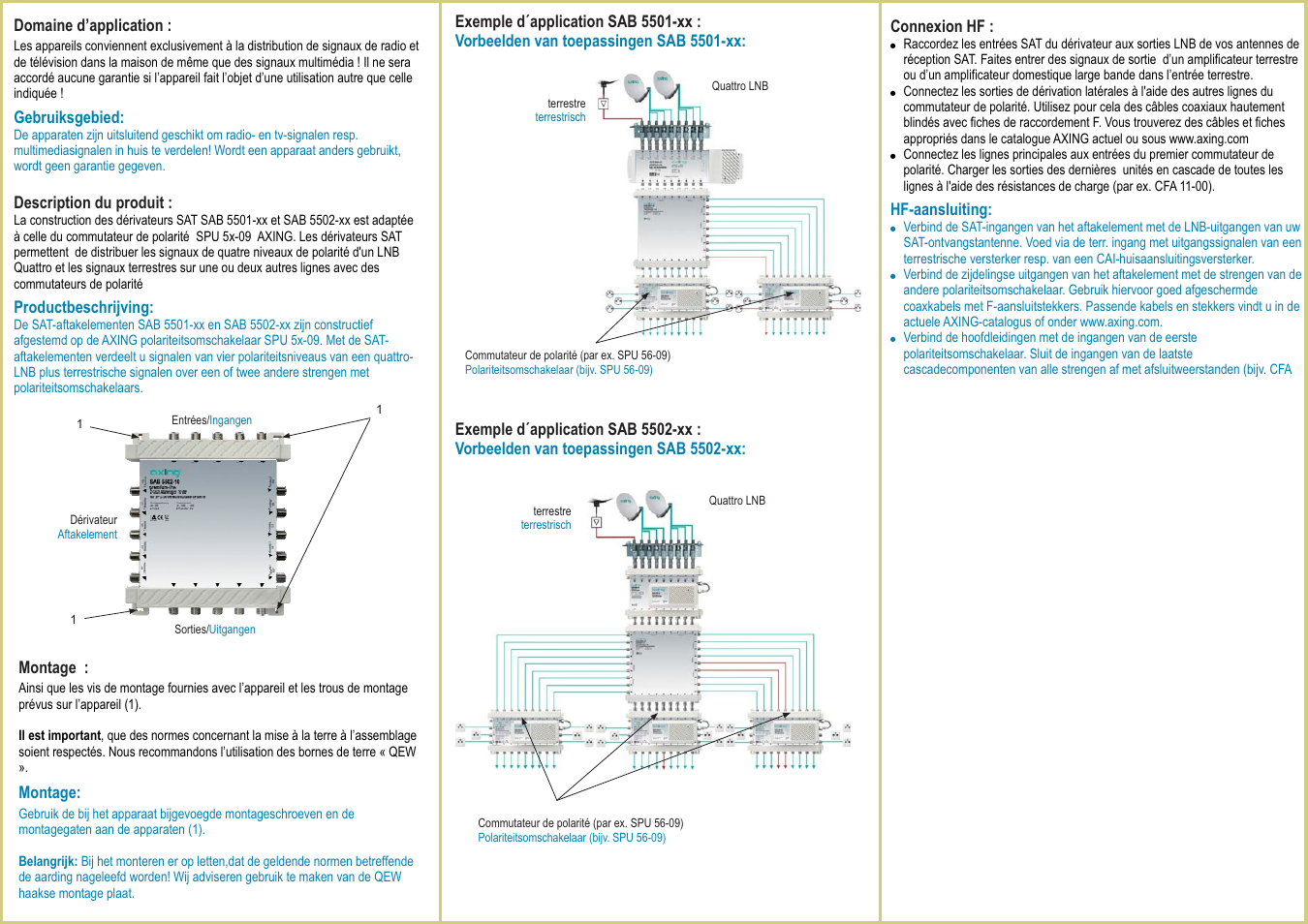 AXING SAB-550x-xx User Manual | Page 4 / 4