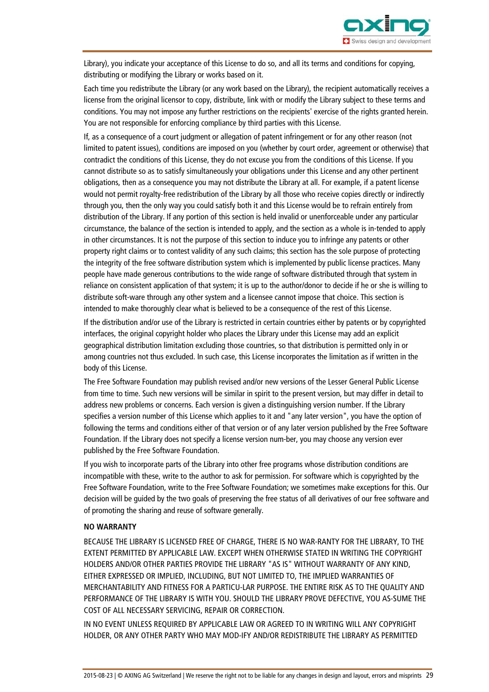 AXING HoE 1-03 User Manual | Page 63 / 67