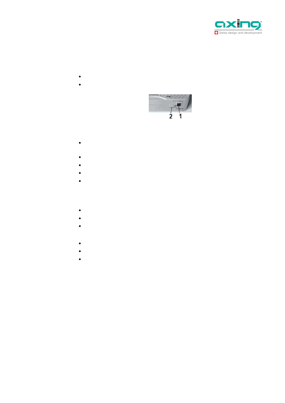 Power supply | AXING SZU 21-00 User Manual | Page 6 / 16