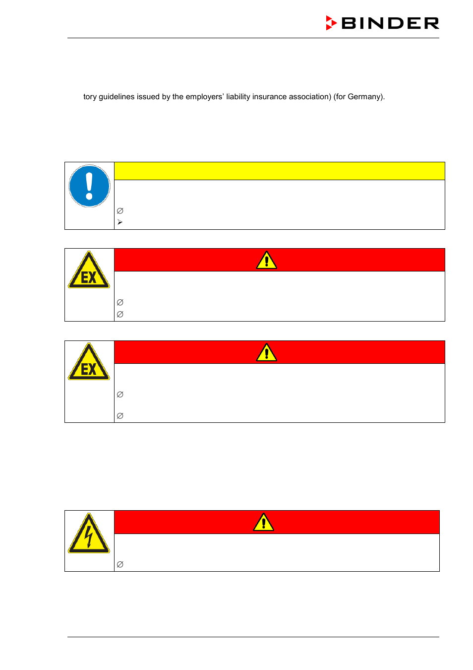 Caution, Danger, Incubator | BINDER C 150 User Manual | Page 14 / 90