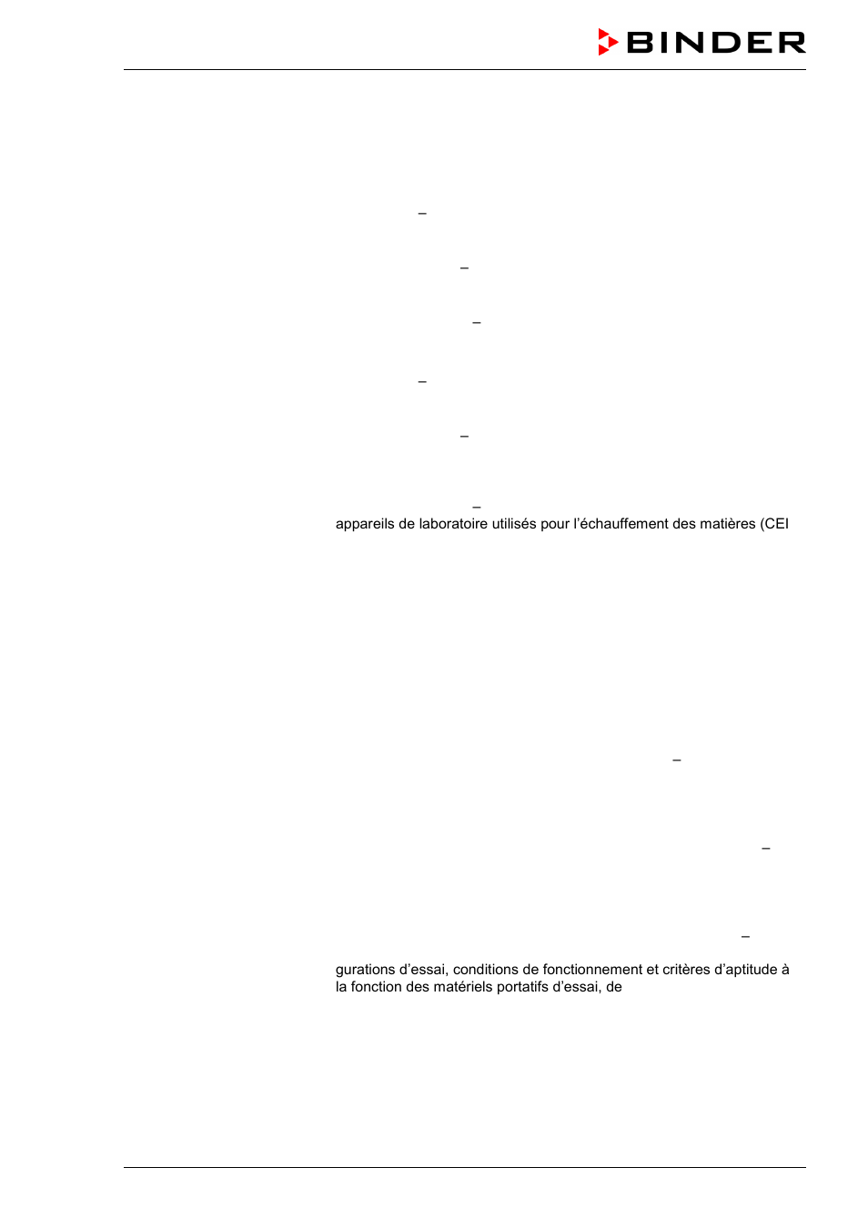 BINDER C 150 User Manual | Page 3 / 90