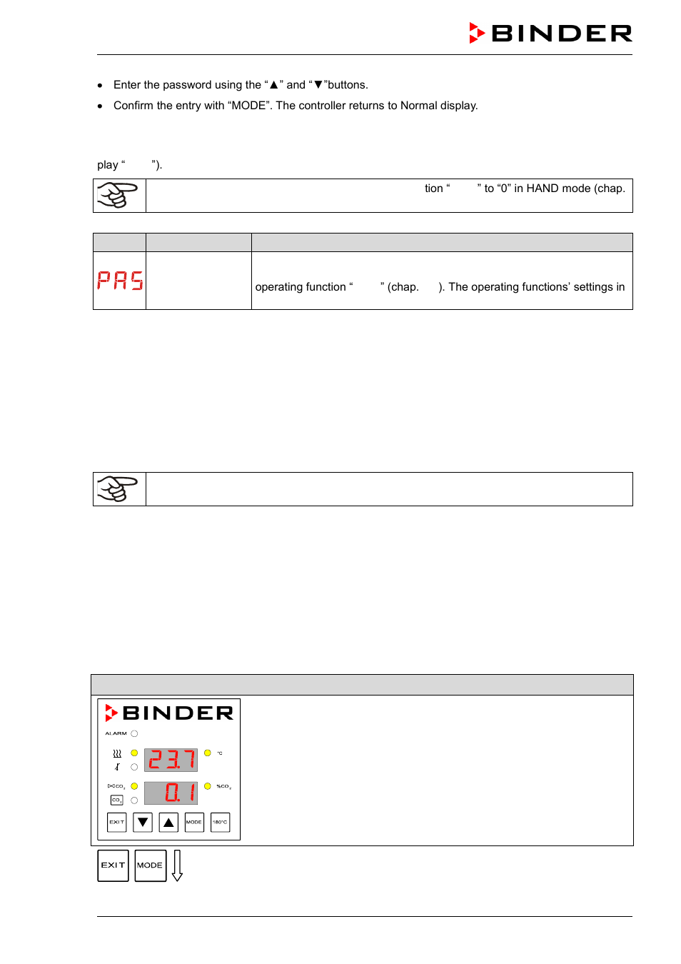 Controller rp1 settings | BINDER C 150 User Manual | Page 41 / 90