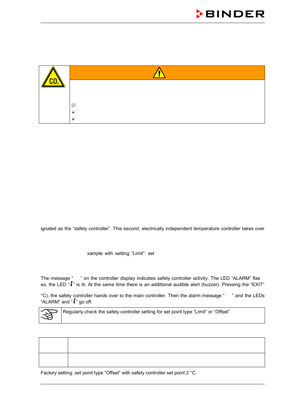 Warning, Temperature safety devices, 1 over temperature protective device (class 1) | BINDER C 150 User Manual | Page 44 / 90