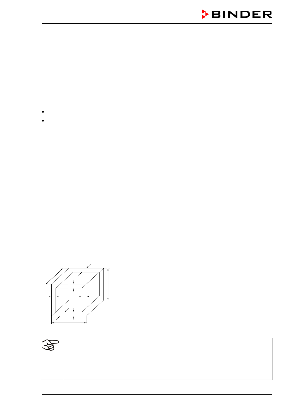 P. 19.2), Technical description, 1 factory calibration and adjustment | 2 over current protection, 3 definition of usable volume | BINDER C 150 User Manual | Page 79 / 90