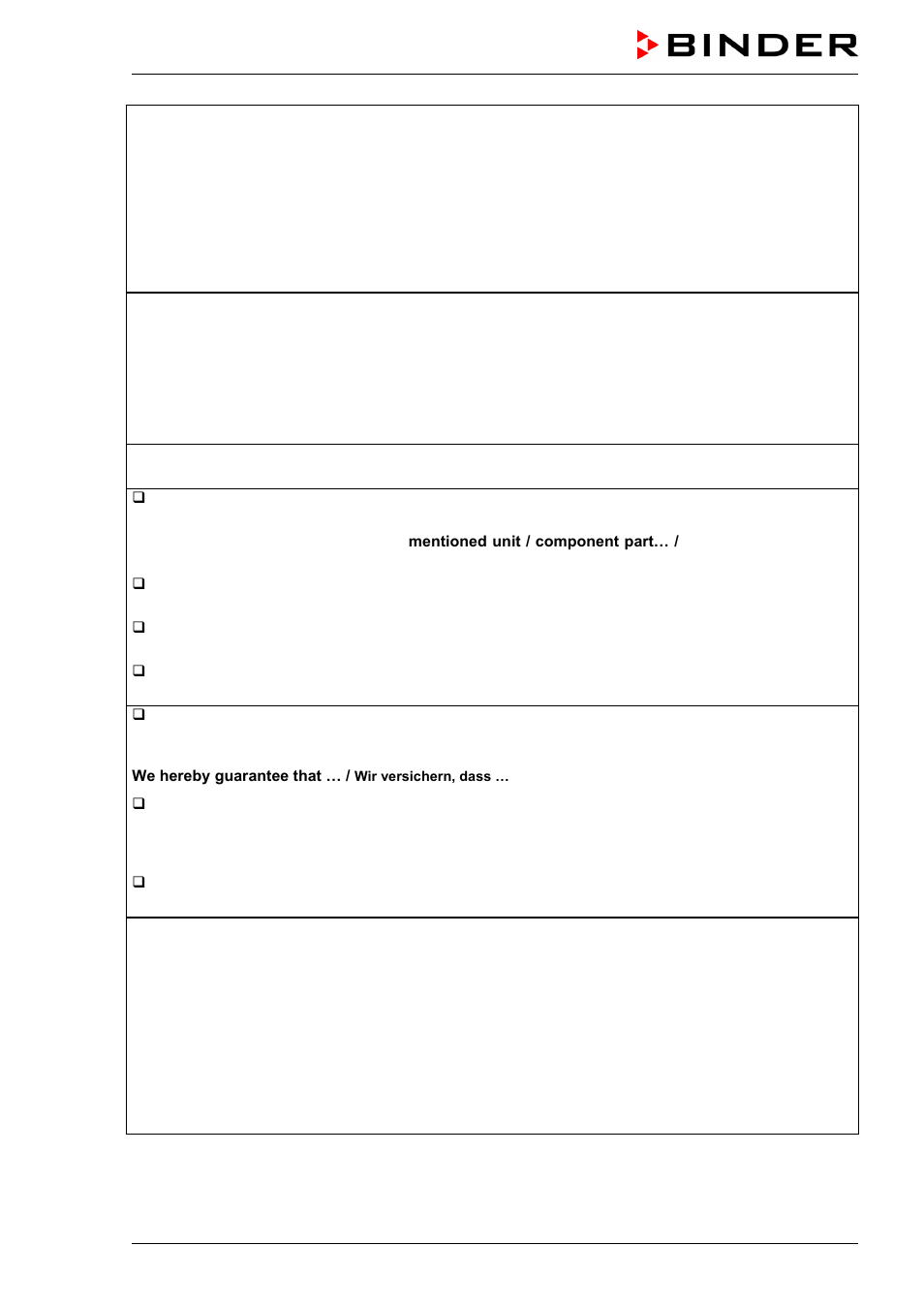 BINDER C 150 User Manual | Page 86 / 90