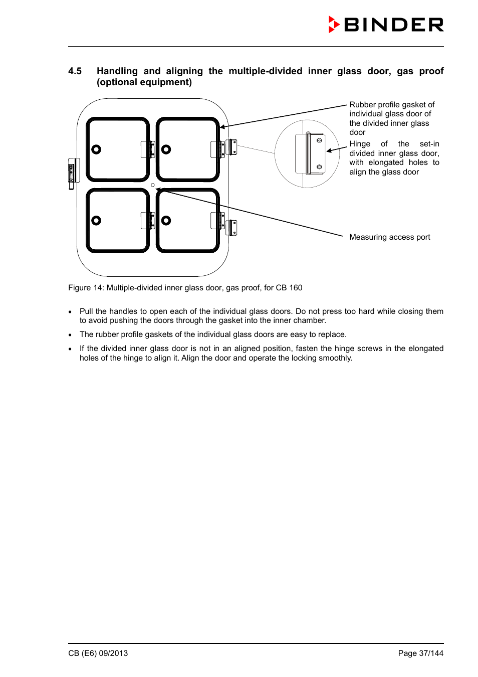 BINDER CB 60 User Manual | Page 37 / 145