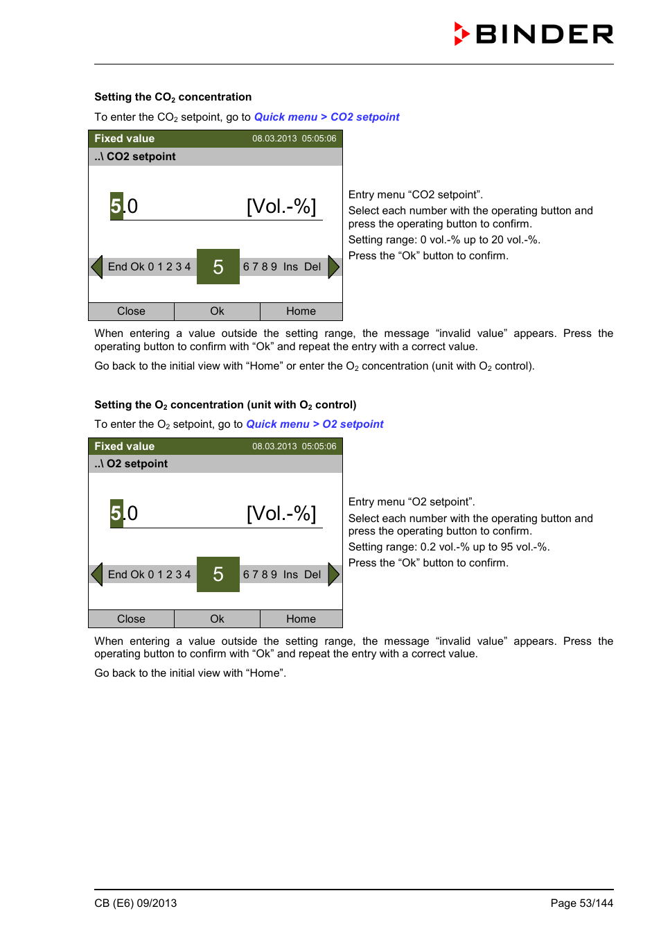 0 [vol | BINDER CB 60 User Manual | Page 53 / 145