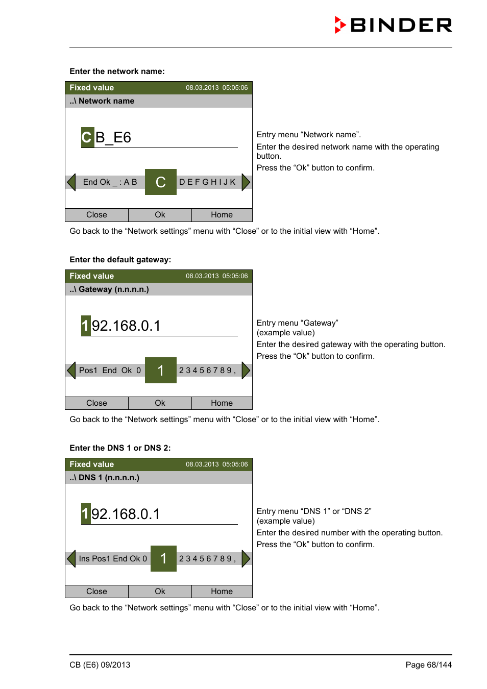 Cb_e6 | BINDER CB 60 User Manual | Page 68 / 145