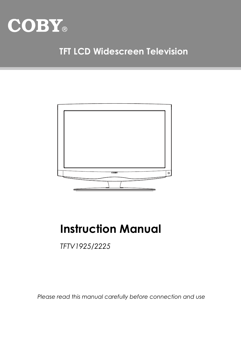 COBY TFTV1925 User Manual | 23 pages