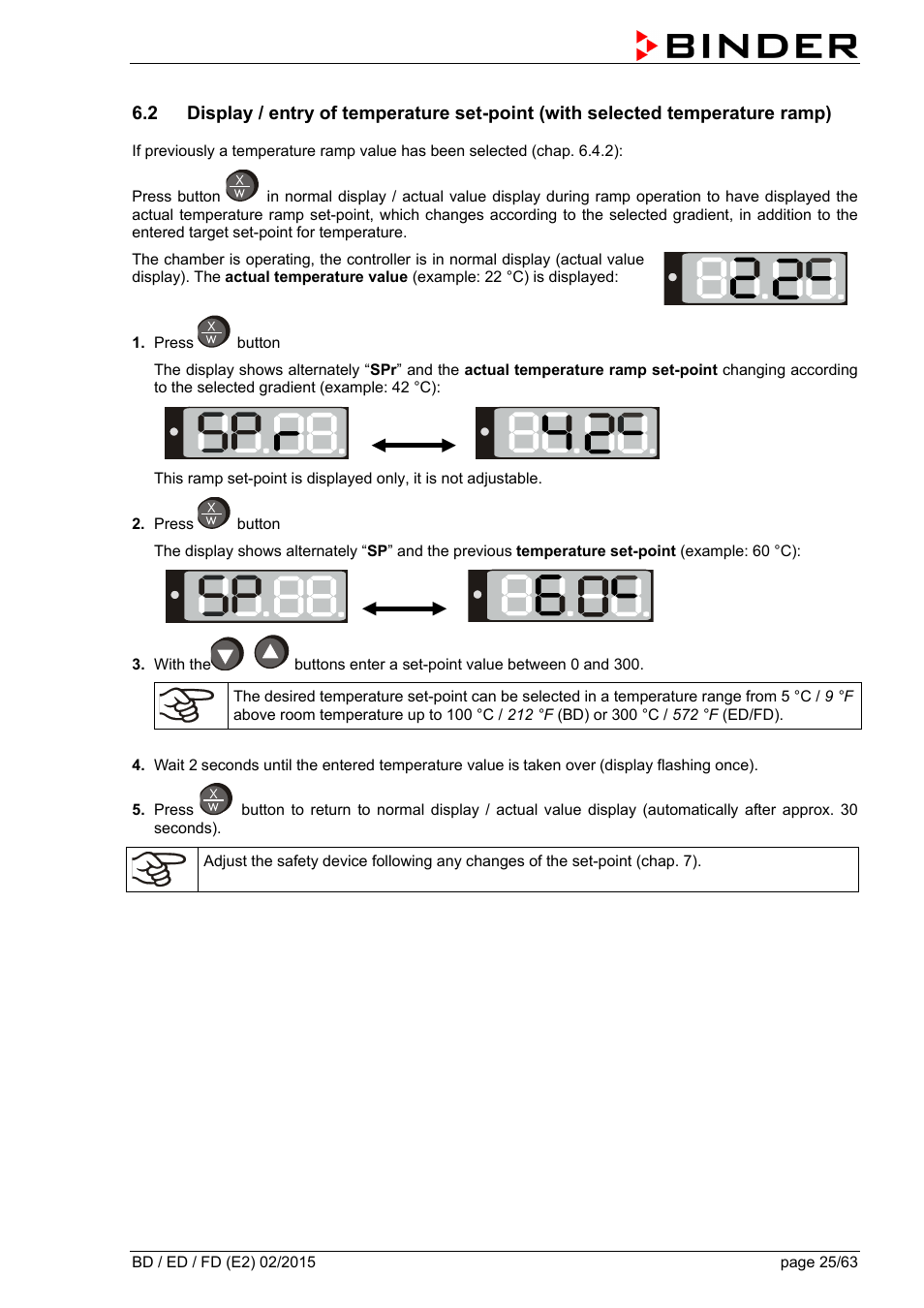 BINDER BD 23 User Manual | Page 25 / 63