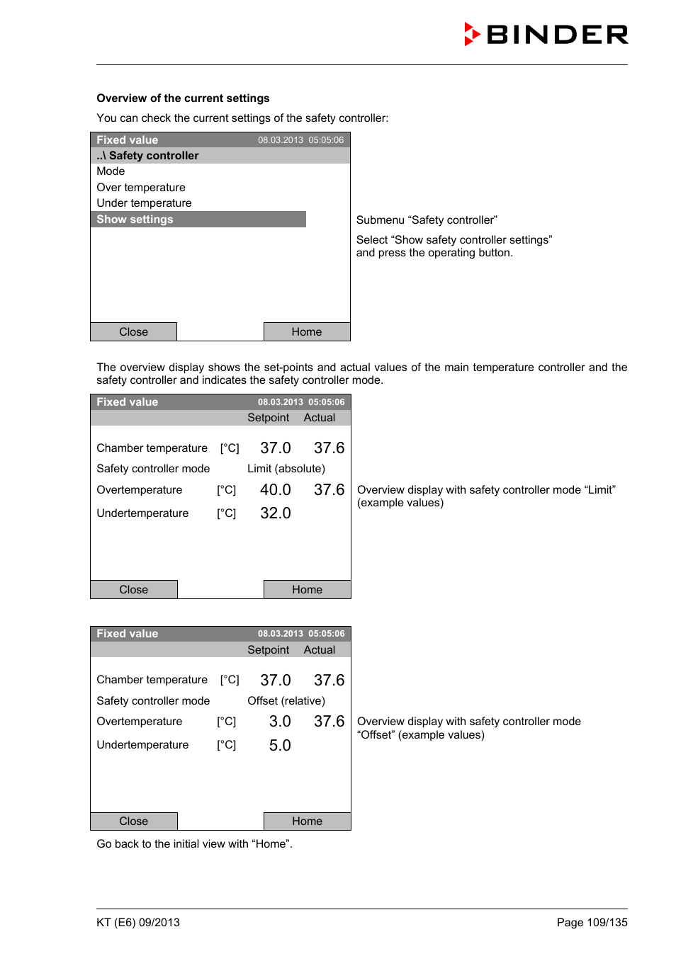 BINDER KT 53 User Manual | Page 109 / 135