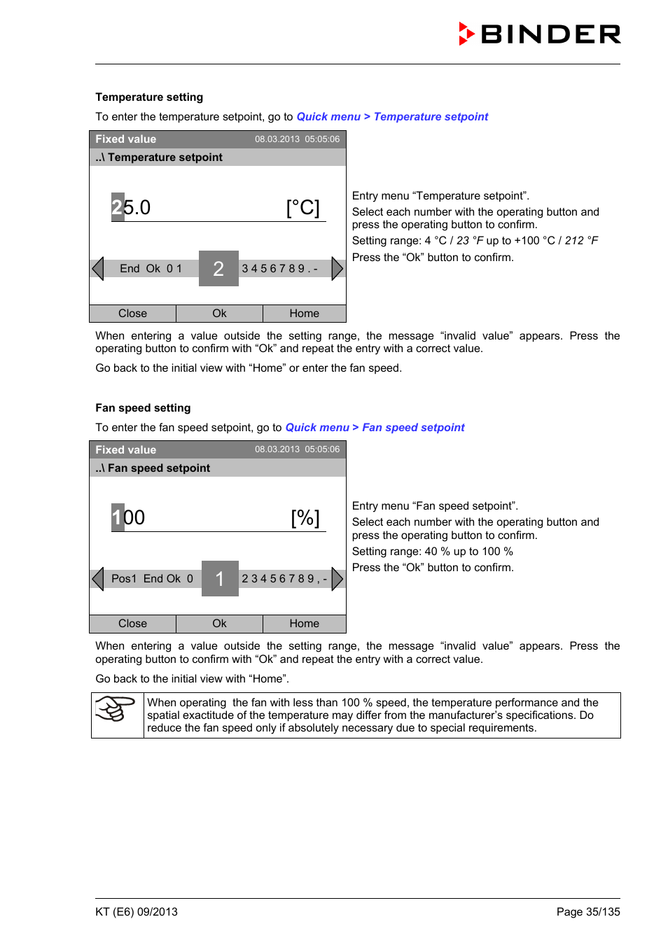 0 [°c | BINDER KT 53 User Manual | Page 35 / 135