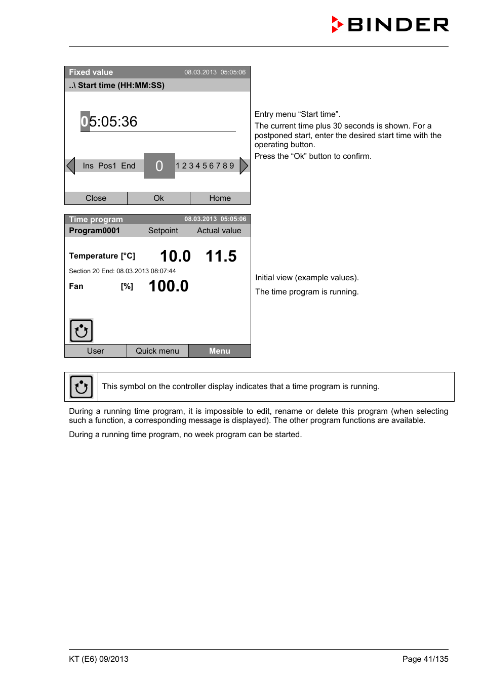 BINDER KT 53 User Manual | Page 41 / 135