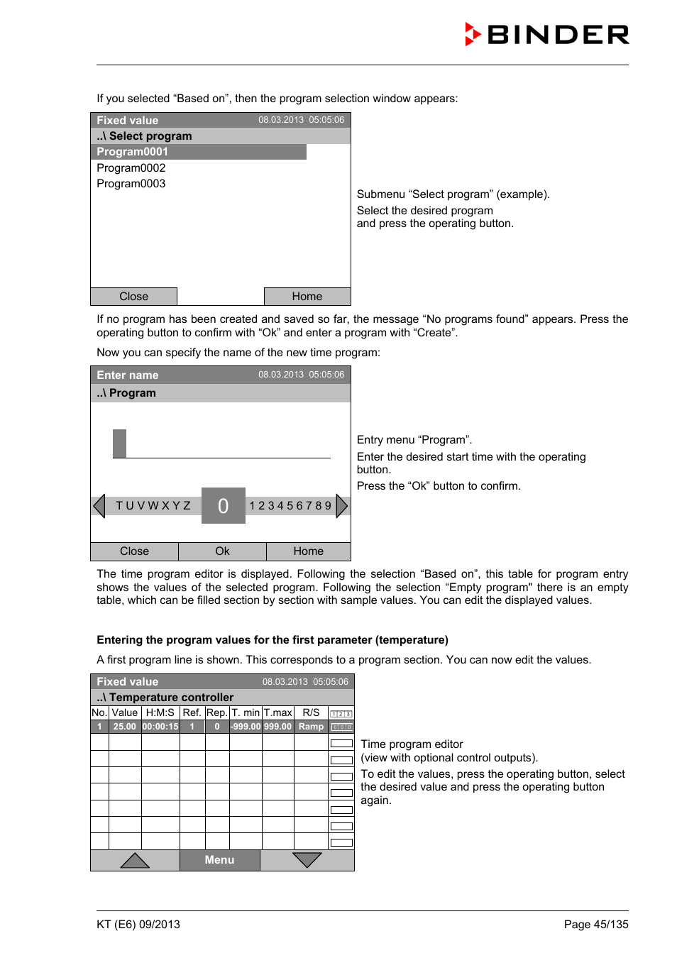 BINDER KT 53 User Manual | Page 45 / 135