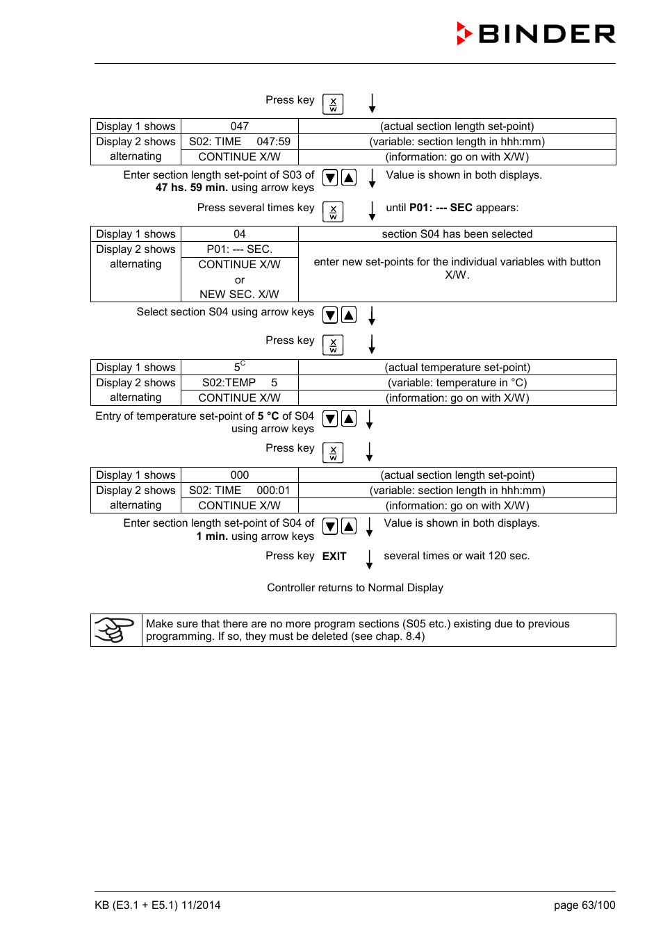 BINDER KB 23 User Manual | Page 63 / 101