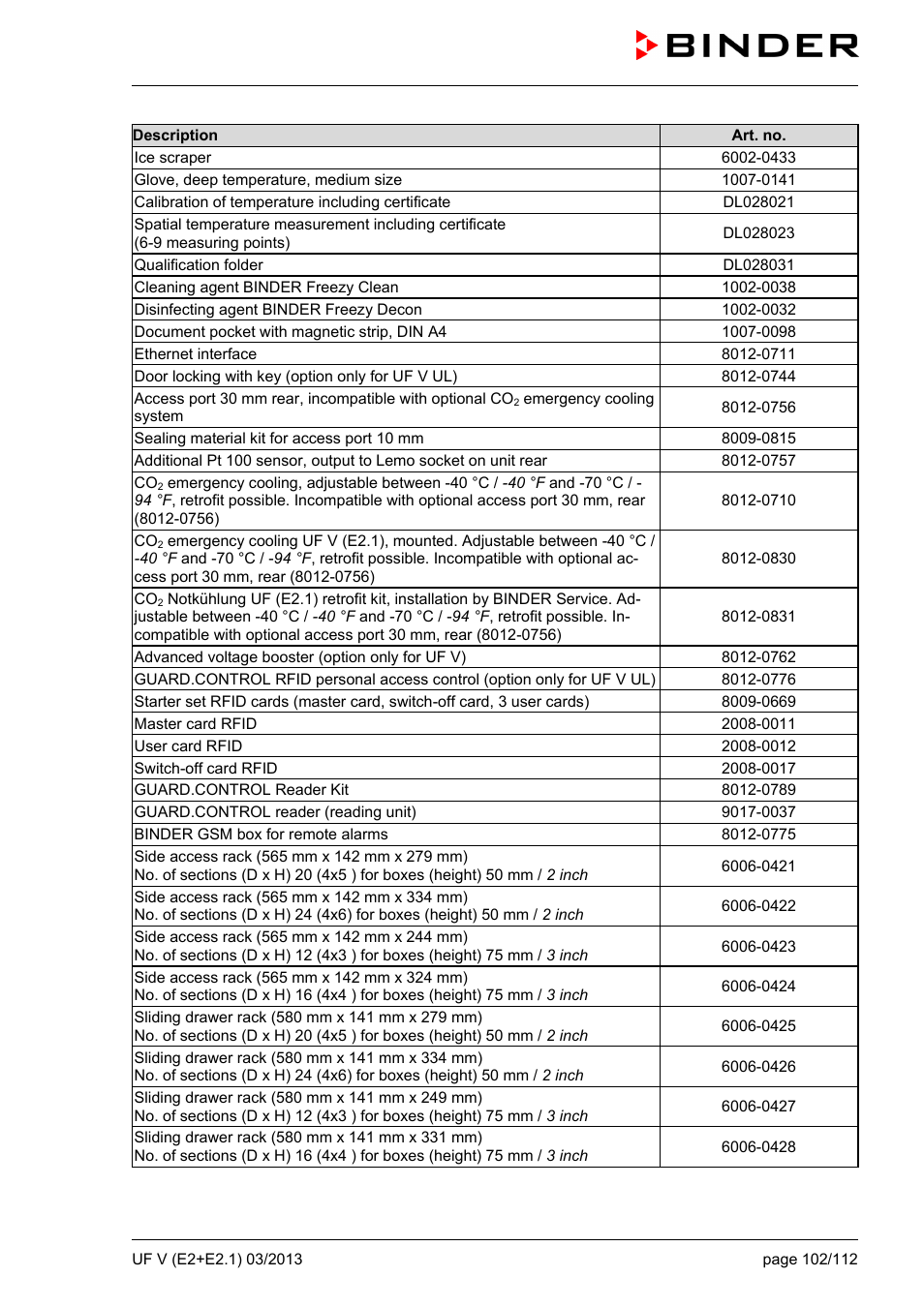 Ole_link25, Ole_link26 | BINDER UF V 500 User Manual | Page 102 / 113
