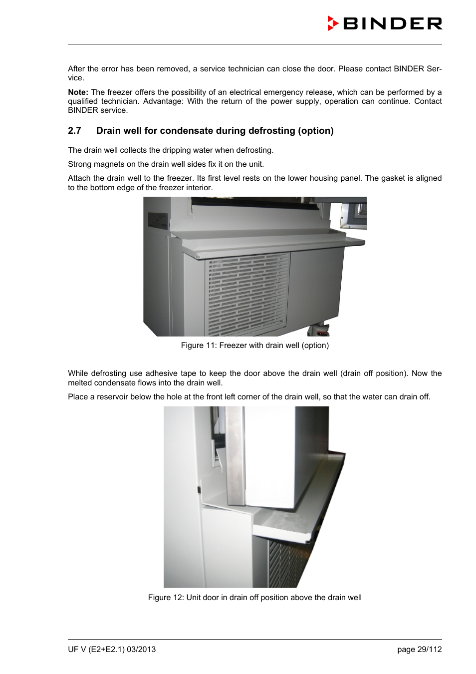 BINDER UF V 500 User Manual | Page 29 / 113