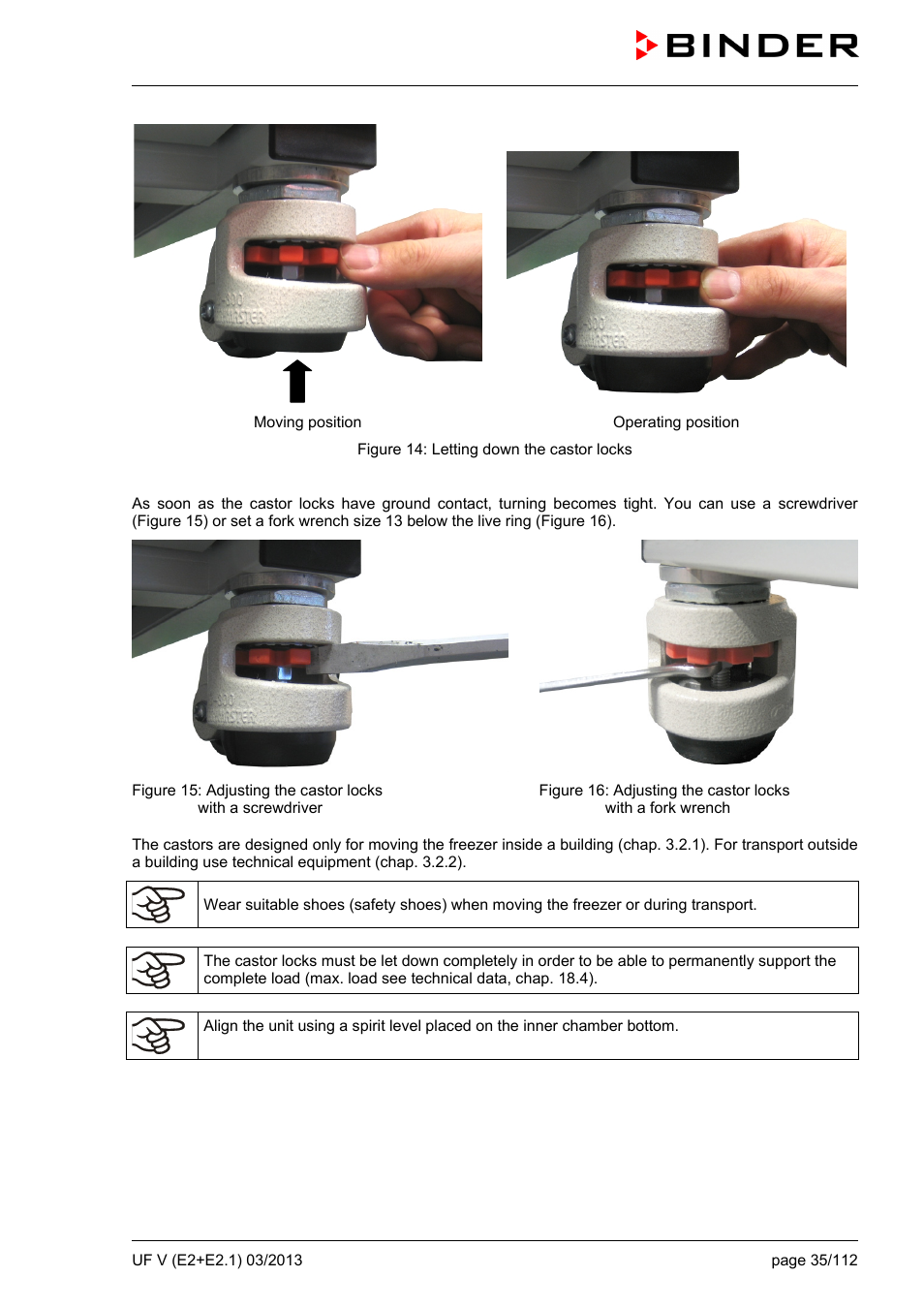 Figure 14) | BINDER UF V 500 User Manual | Page 35 / 113