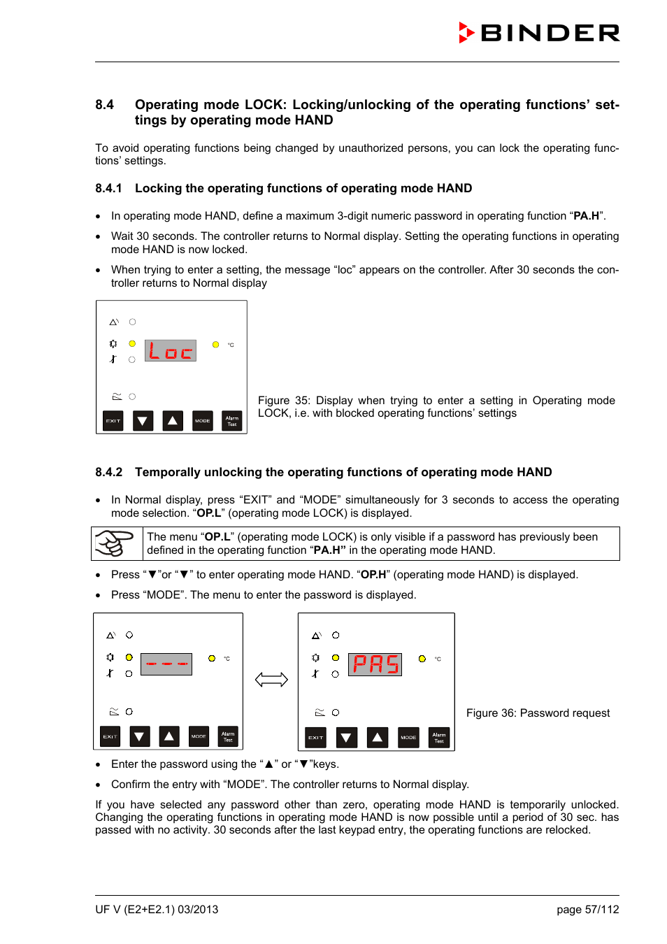 Ole_link3, Ole_link4, Ole_link16 | Ole_link17 | BINDER UF V 500 User Manual | Page 57 / 113