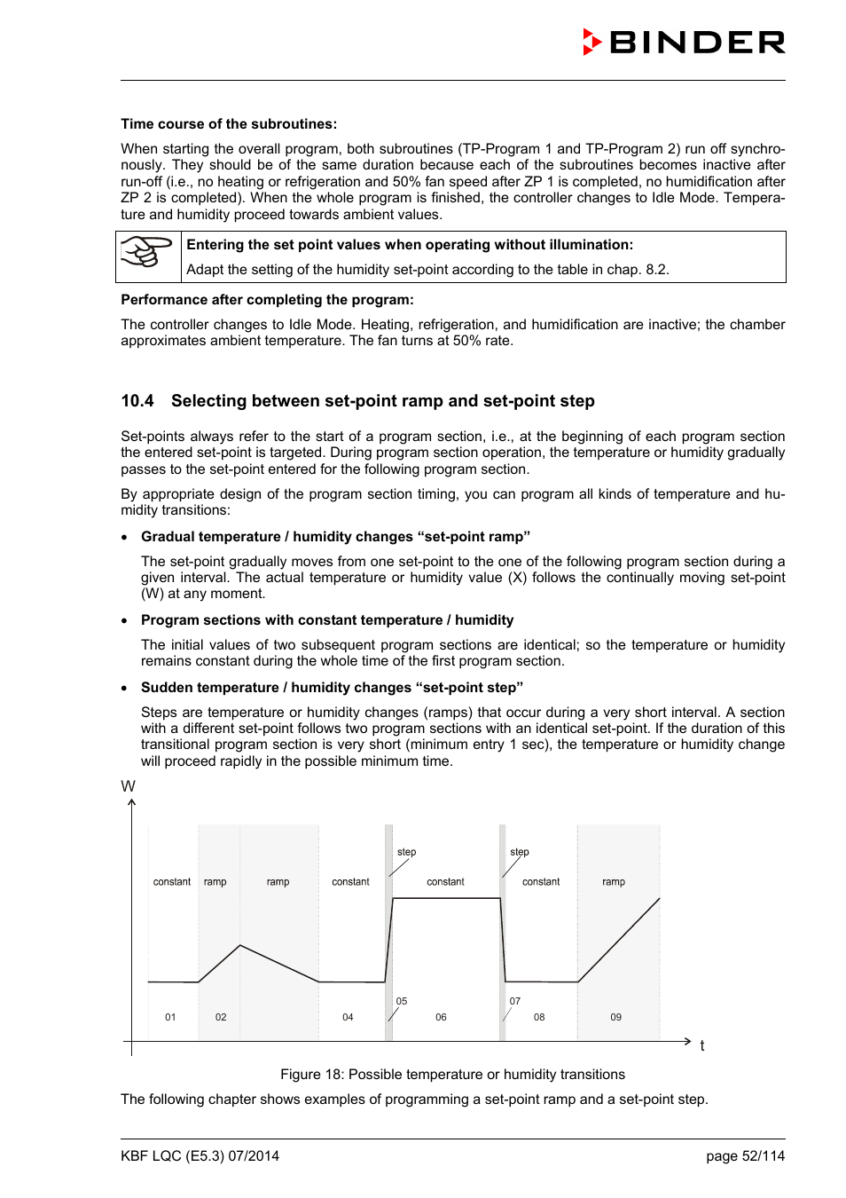 BINDER KBF LQC 240 User Manual | Page 52 / 115